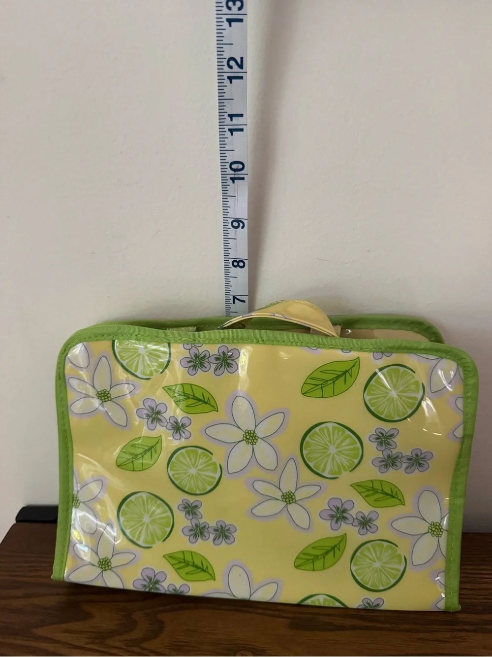 VTG 2006 Avon Naturals Lime Blossom Cosmetic Pouch Bag NWOT